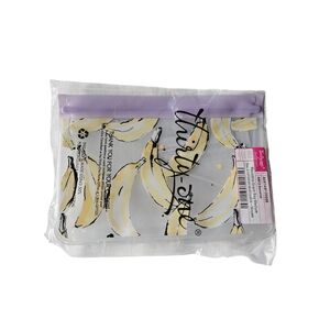 Thirty-one Clear Reusable Snack Bag Medium-Bananas